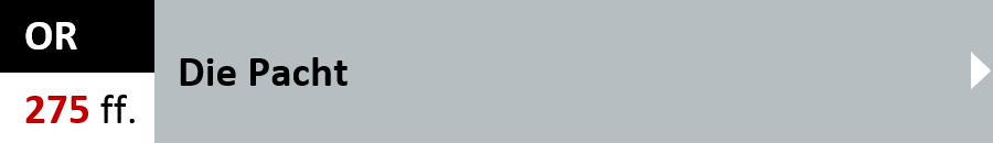 OR Artikel 275 ff. - Die Pacht
